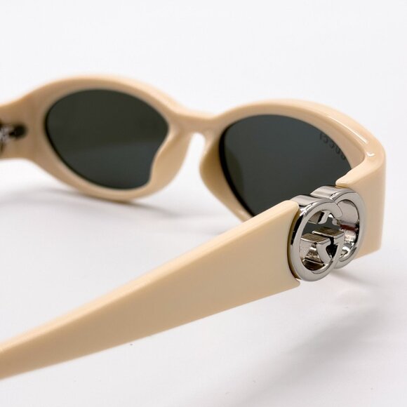 NEW GUCCI GG1660S 004  SHINY IVORY WOMEN SUNGLASSES GUCCI main image 6